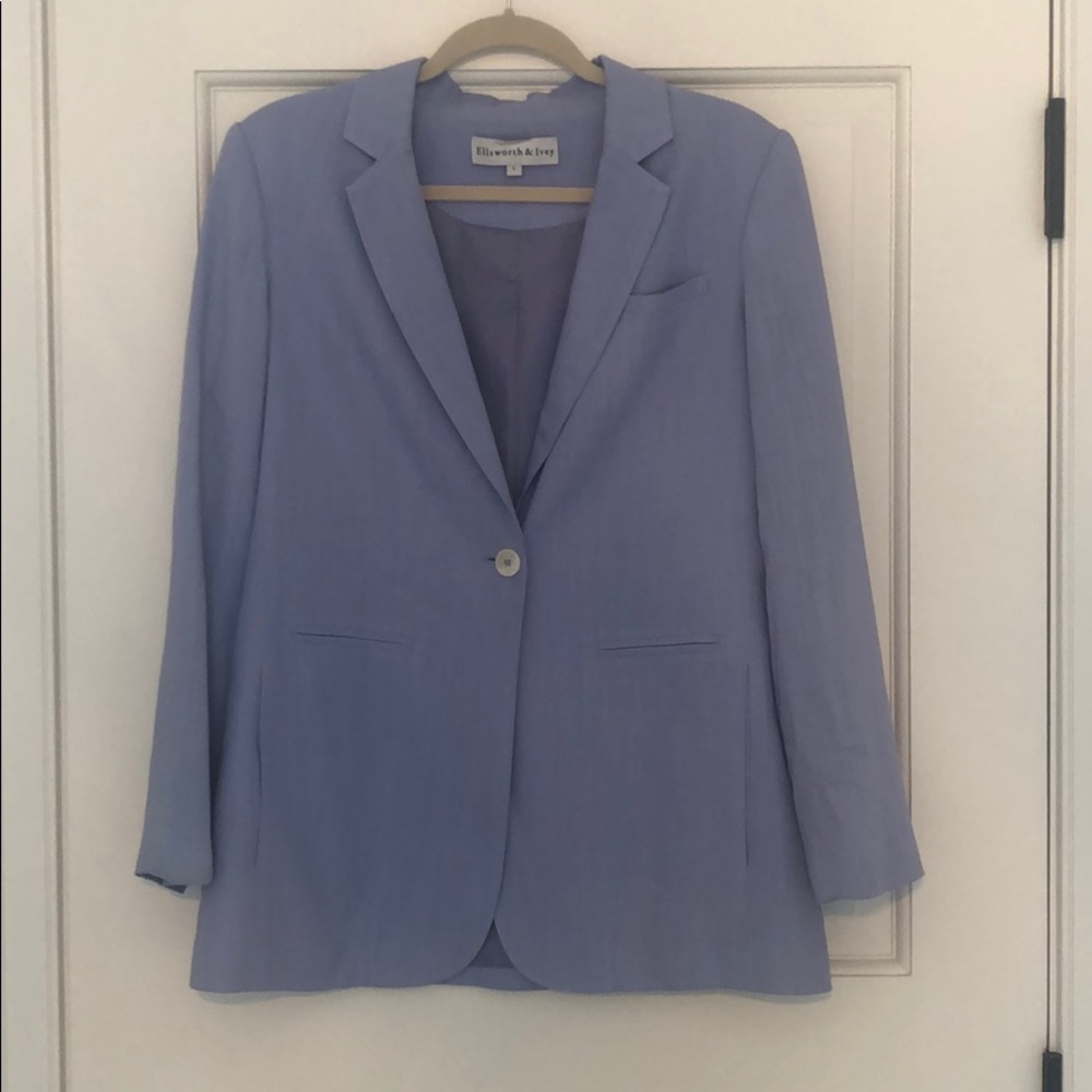 Periwinkle Womens Blazer Size Large